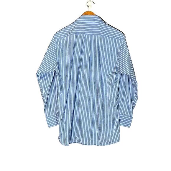 Michael, Michael kors blue button down shirt. Size large - Picture 7 of 9
